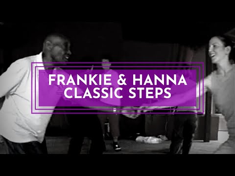 FRANKIE MANNING and HANNA LUNDMARK teaching CLASSIC LINDY HOP in HerrÃ¤ng 2004