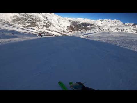Saas Fee Top To Bottom 1,500 Plus Vertical Descent Non-Stop 3.12.2019