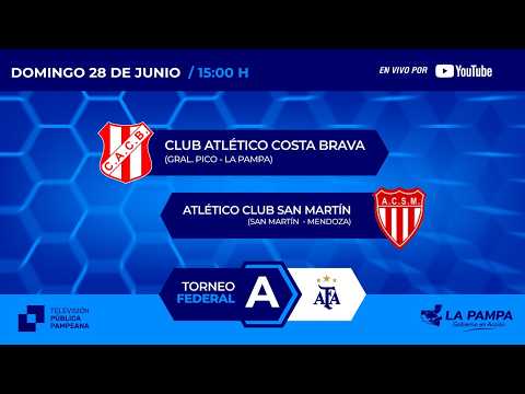 ⚽️FUTBOL FEDERAL A -  Costa Brava vs San Martín