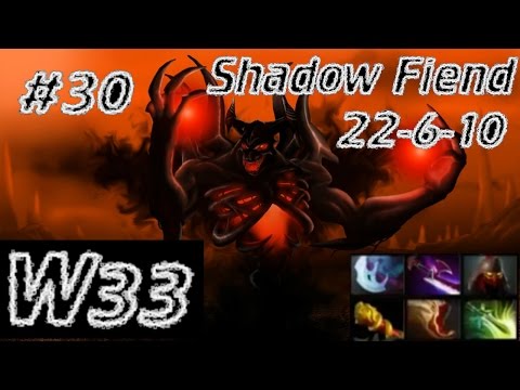 #30 Dota2 Top MMR - w33 plays Shadow fiend - (22-6-10) - Full game