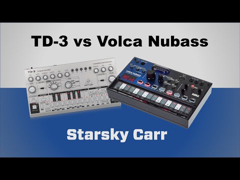 Behringer TD3 vs KORG volca nubass: review, demo and comparison