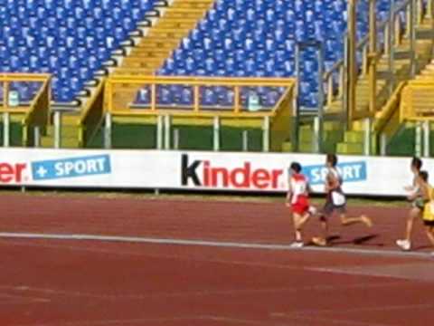 Roma Campionati italiani cadetti 1000m (1°batteria)