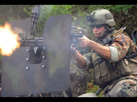 US Navy Special Forces Unleash Awesome Minigun Fire