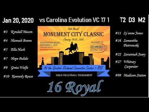 01202020 T2 D3 M2 vs Carolina Evolution VC 17 1