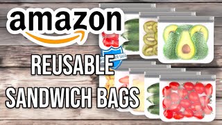 AMAZON Reusable Silicone Sandwich Bag Review | LERINE