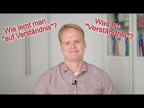 What is "understanding"? How does one learn "through understanding"? | Law studies