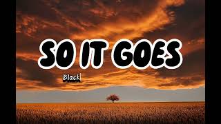Black Sherif ft. Fireboy DML – So It Goes (Official Lyrics Video)