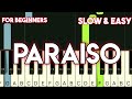 SMOKEY MOUNTAIN - PARAISO | SLOW & EASY PIANO TUTORIAL