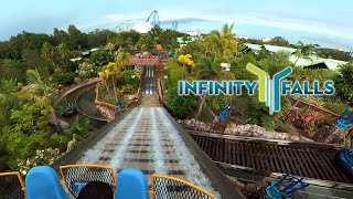 Infinity Falls [4K] On Ride POV - SeaWorld Orlando
