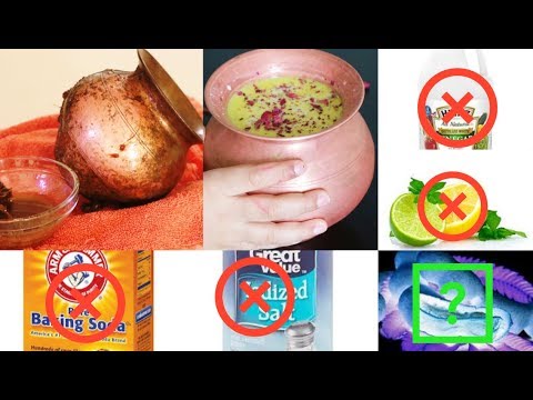 Copper cleaning solution homemade | Copper Polish | Super Secret Trick | NRI