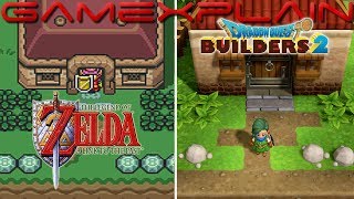 Zelda X Dragon Quest - A Link to the Past's Overworld Remade in Builders 2! We Tour the New Hyrule!