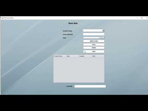 Simple Pharmacy Shop In Java With Source Code