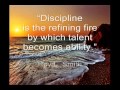 Discipline - The Way of Life 