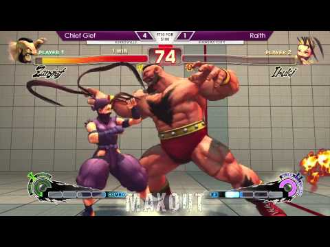 MAXOUT 6-20-15 - USF4 FT10 $100 Money Match: Raith vs. Chief Gief