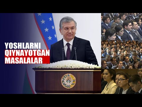 Prezident yoshlarni qiynayotgan masalalar haqida gapirdi