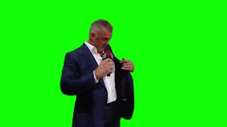 Shane McMahon "my nipples are hard, I am excited" green screen