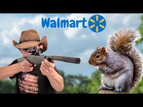 Hunting with Walmart's $100 Air Rifle (Hunting Challenge)
