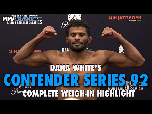 DWCS 2026 Week 6 Weigh-In Highlights: All 10 Fighters Make Weight