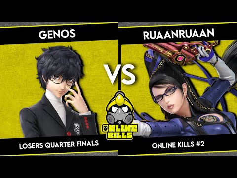 Genos (Joker) vs RuaanRuaan (Bayonetta) - Online Kills #2 - Losers Quarter Final