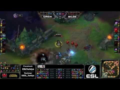 ESL Türkiye Go4LoL #88. Turnuvası Final - CREW vs. BILGE (Brcevik)