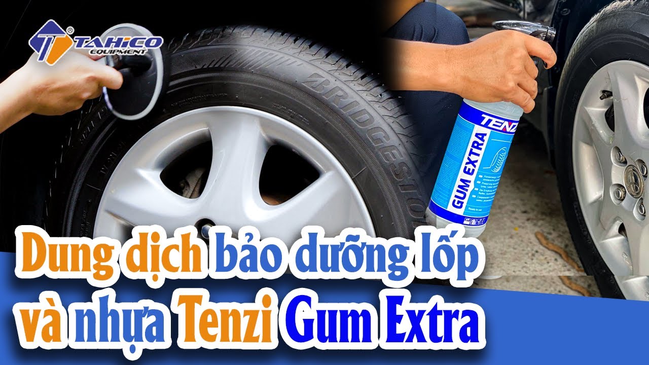 Dung dịch đen bóng bảo dưỡng lốp Tenzi - Gum Extra 1 lít 16