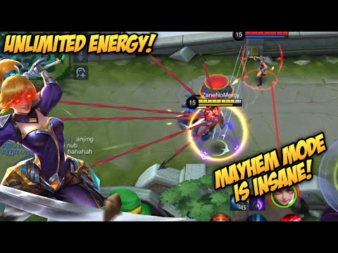 UNLIMITED ENERGY + FREESTYLE KILL !! FANNY ON MAYHEM MODE IS INSANE !!