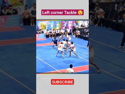 Left corner Tackle 😯 | #shorts #youtubeshorts #kabaddi
