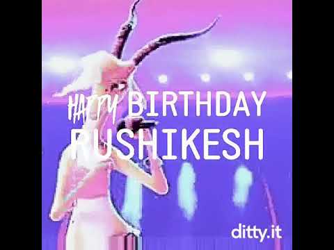 Happy birthday rushikesh