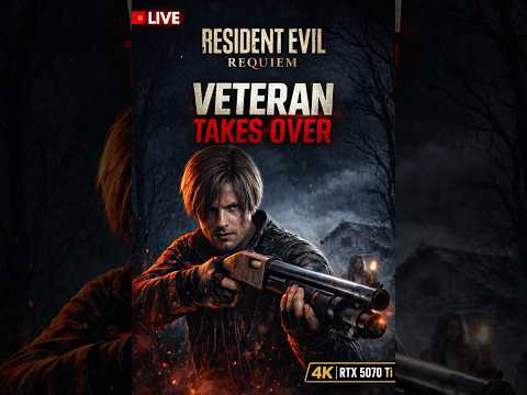 🔴 LIVE | Leon Takes Control – Resident Evil Requiem (4K RTX 5070 Ti) Vertical