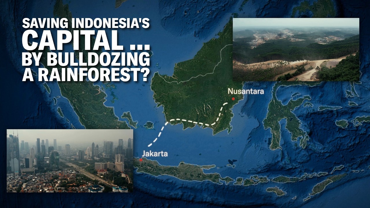 Video thumbnail for Indonesia is building a new capital in the rainforest—but what could be lost forever?