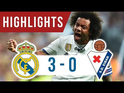 Real Madrid vs Eibar 3-0 - All Goals & Highlights - La Liga