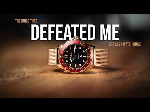 The build that DEFEATED me. Building a watch using the ETA 2824 movement