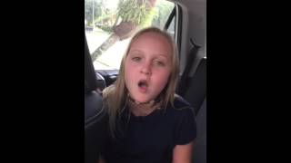 8 year old singing &quot;come out come out&quot; from the Wizard of Oz