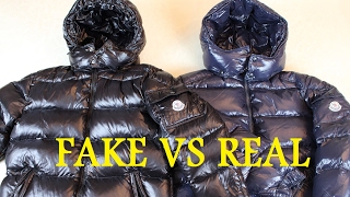 How To Spot a Fake Moncler Jacket REAL VS FAKE | Authentic vs Replica Moncler Maya Jacket