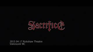 SACRIFICE - Re-Animation - Vancouver, BC (2015)