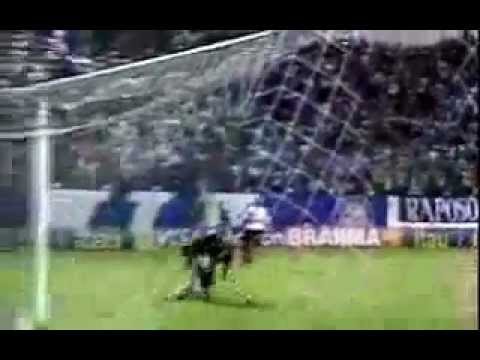 013 Cruzeiro MG 3x1 São Paulo SP Gol de Fábio Junior   Campeonato Brasileiro 2002