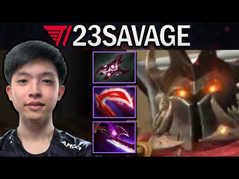T1.23SAVAGE WRAITH KING WITH 24 KILLS  - DOTA 2 7.30E GAMEPLAY
