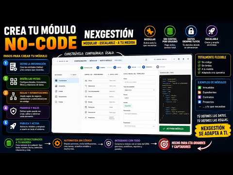 Cómo crear un Módulo NO-CODE en Nexgestión CRM