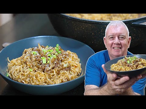 Easy Mongolian Ground Beef Noodles – 20 Minute Dinner Recipe