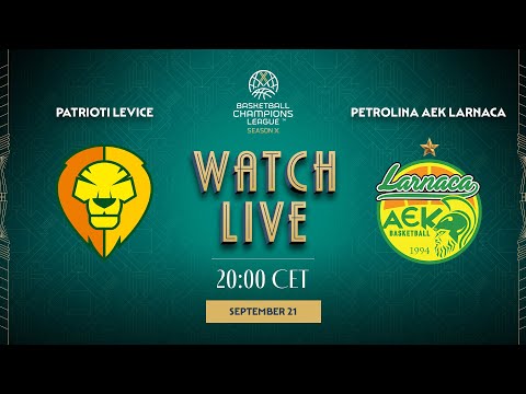 Qualification Rounds |  Patrioti Levice v Petrolina AEK Larnaca | Full Basketball Game | BCL 2025-26