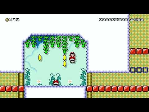 W6-4 Beat Block Blitz by SharkyGW 🍄Super Mario Maker 2 ✹Switch✹ #caj