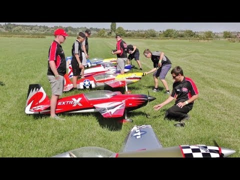 VICTORY SHOW COSBY UK - RC 3D FIVE PLANE AEROBATIC DISPLAY - 2018
