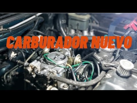 COMO REGULAR carburador mazda 323!. instando y haciendo funcionar carburador modificado !