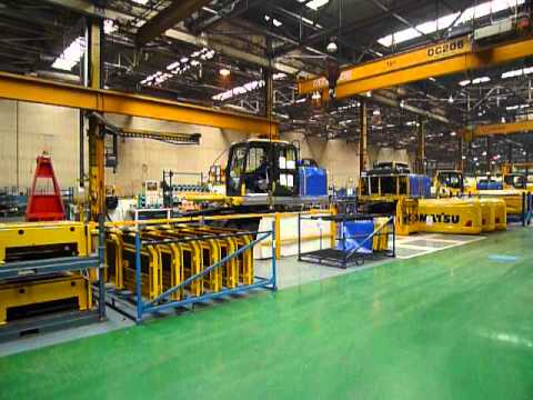 Sneak Peak: at the Excavator production line at Komatsu UK