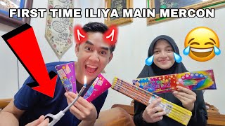 Download lagu FIRST TIME ILIYA MAIN MERCON 😂 AQIL TERKEJUT WOI 😈 mp3