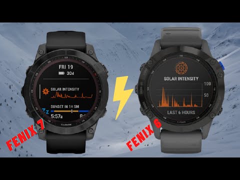 Garmin Fenix 7 Vs Garmin Fenix 6 series