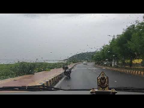 Rainy day- Vizag beach road