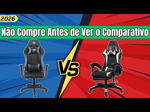 Comparativo Cadeira Gamer 2026: Elite Pro Dazz ou Python Fly PF X12?