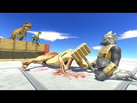 Carnivores Neighbors Attack King Ghor  - Animal Revolt Battle Simulator