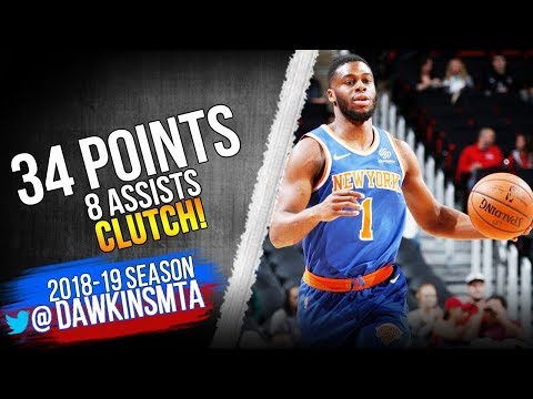 Emmanuel Mudiay Full Highlights 2018 12 14 Knicks vs Hornets   34 Pts 8 Asts CLUTCH!  FreeDawkins 1